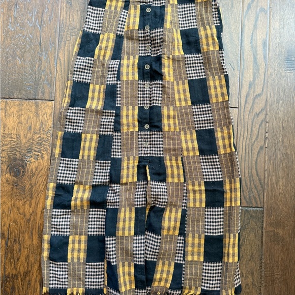 NYTT Dresses & Skirts - Boutique Patchwork Checkered Midi Skirt – Size Small